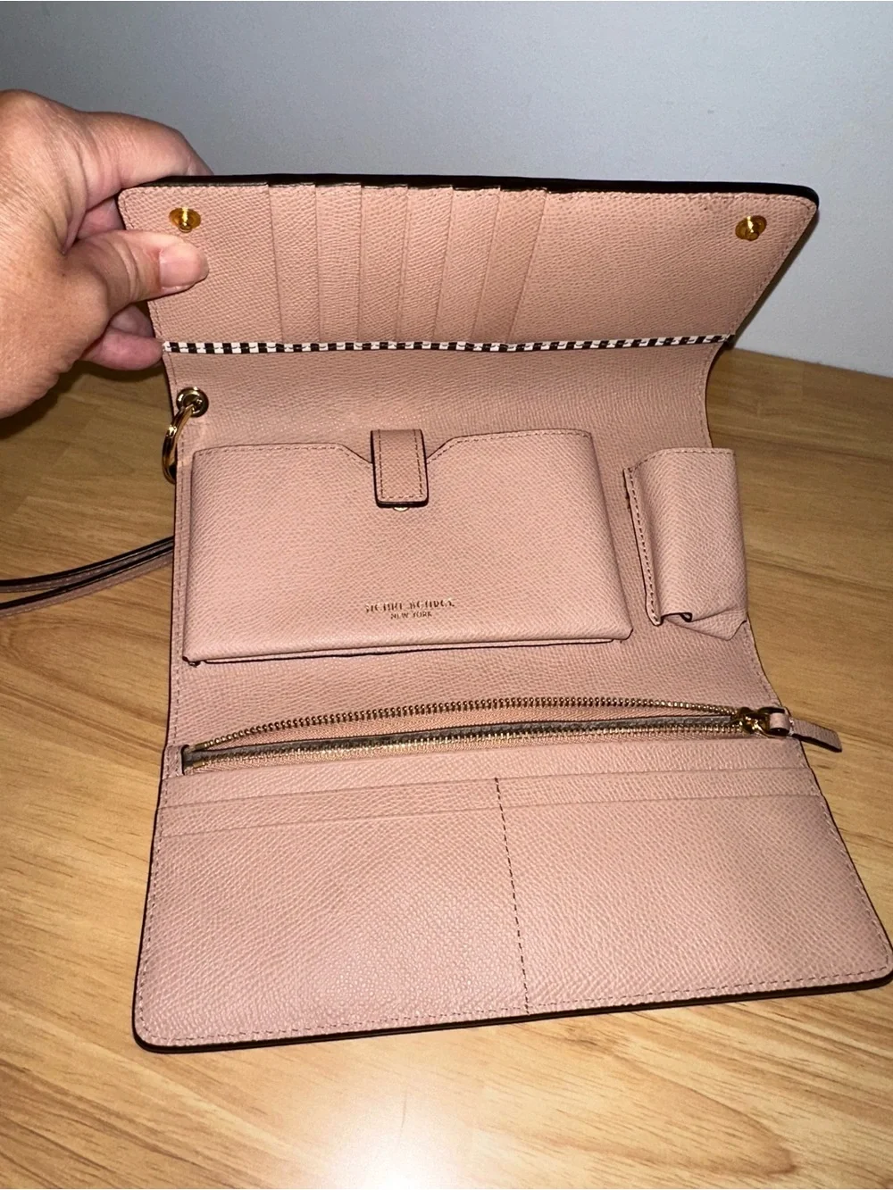 Henri Bendel Pink Wristlet Wallet